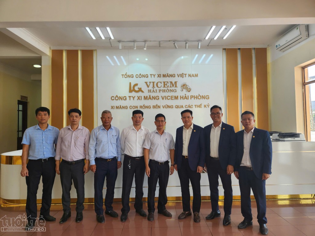 Đoàn thẩm định số 51 tại DN Xi măng Vicem Hải Phòng