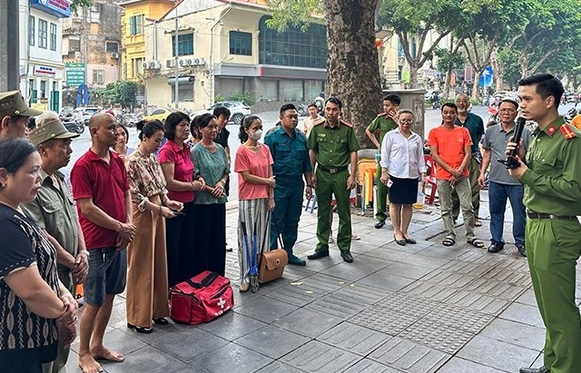 Quận Hoàn Kiếm tăng cường phòng, chống cháy nổ mùa hanh khô