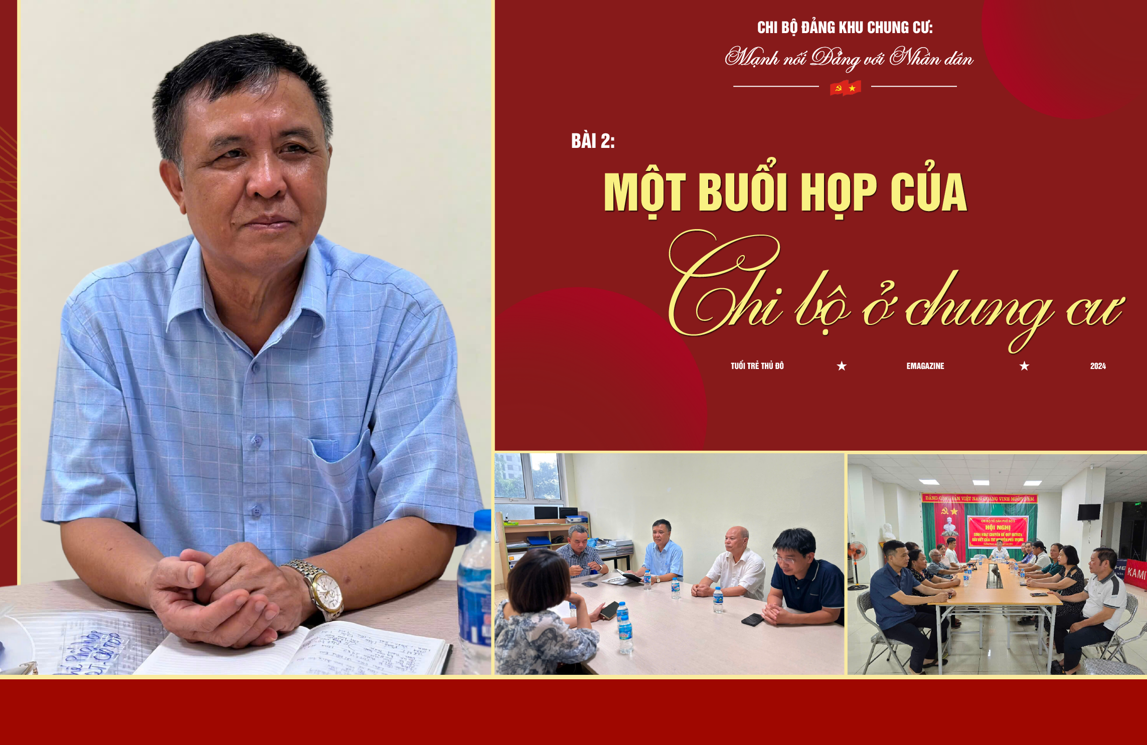 Bài 2: Một buổi họp của chi bộ ở chung cư