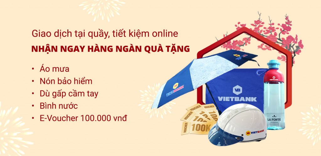 “Mưa” quà tặng hơn 3 tỷ đồng dành cho khách hàng Vietbank