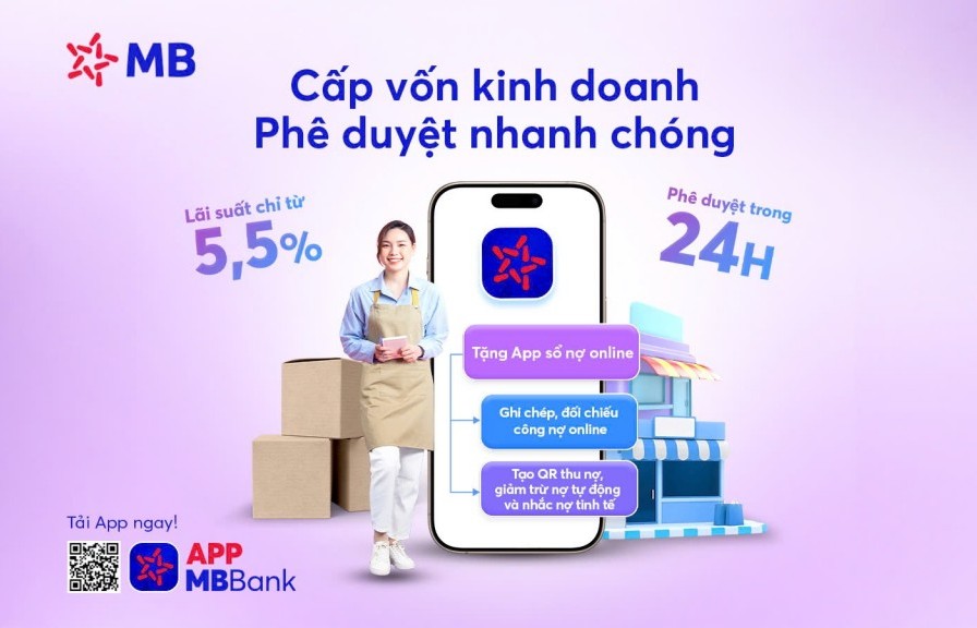 MB trợ lực khách hàng cuối năm với gói vay chỉ từ 5,5%/năm