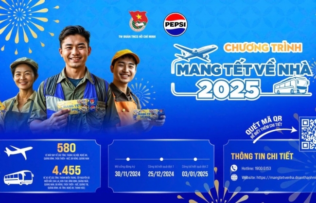 Đăng ký vé xe về quê đón Tết tại "Mang Tết về nhà 2025"