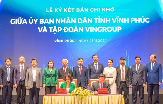 UBND tỉnh Vĩnh Phúc và Vingroup hợp tác toàn diện về chuyển đổi xanh