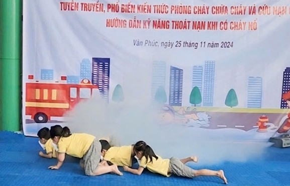 Công an huyện Phúc Thọ tích cực tuyên truyền phòng cháy ở cơ sở