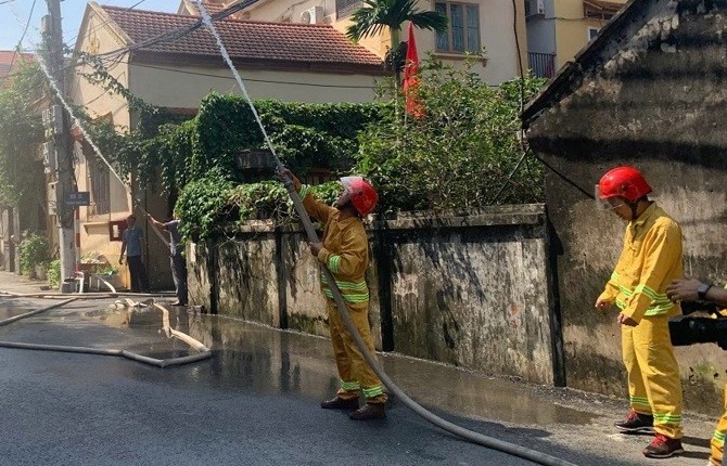 Phát huy hiệu quả mô hình hệ thống máy bơm chữa cháy Nhân dân