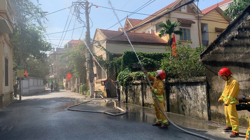 Phát huy hiệu quả mô hình hệ thống máy bơm chữa cháy Nhân dân