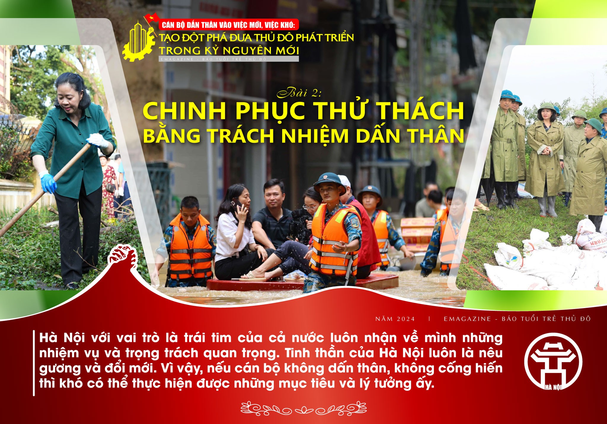 Bài 2: Chinh phục thử thách bằng trách nhiệm dấn thân