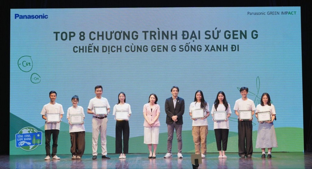 Top 8 sáng kiến xuất sắc nhất của “Cùng gen G sống xanh đi” mùa 2 được hỗ trợ tài chính để hiện thực hóa các sáng kiến xanh tới cộng đồng