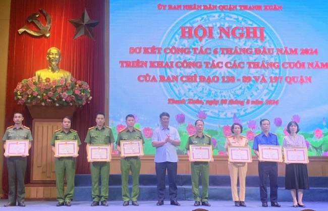 Tạo chuyển biến tích cực về trật tự đô thị ở quận Thanh Xuân