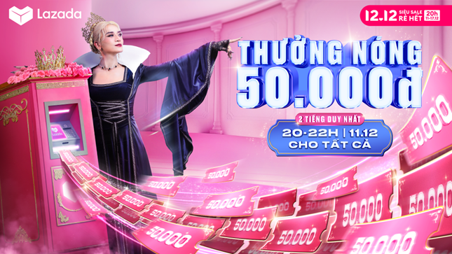 “Thưởng nóng” 50K cho mọi nhà, bao la ưu đãi