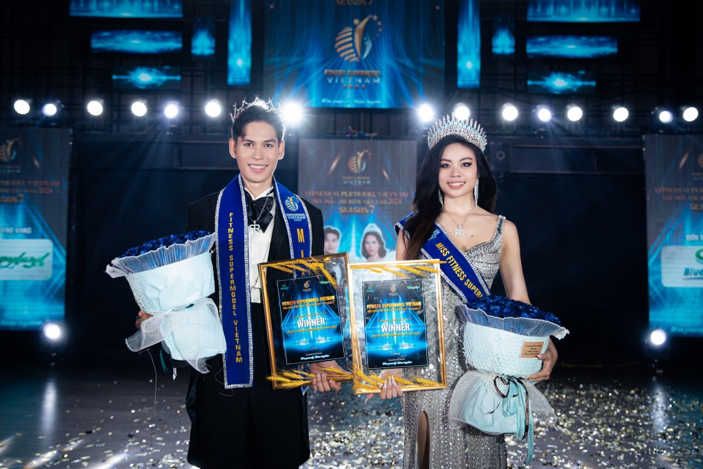 Mister & Miss Fitness Supermodel Vietnam 2024 Tiến Đạt và Phi Khanh