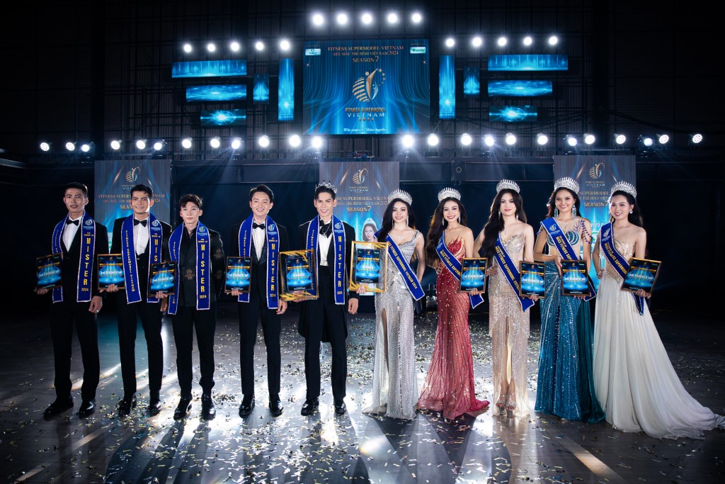 Mister & Miss Fitness Supermodel Vietnam 2024 gọi tên Tiến Đạt và Phi Khanh