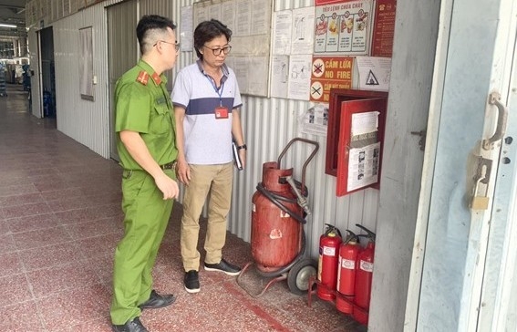 Tập huấn tại các "Tổ liên gia an toàn phòng cháy chữa cháy"