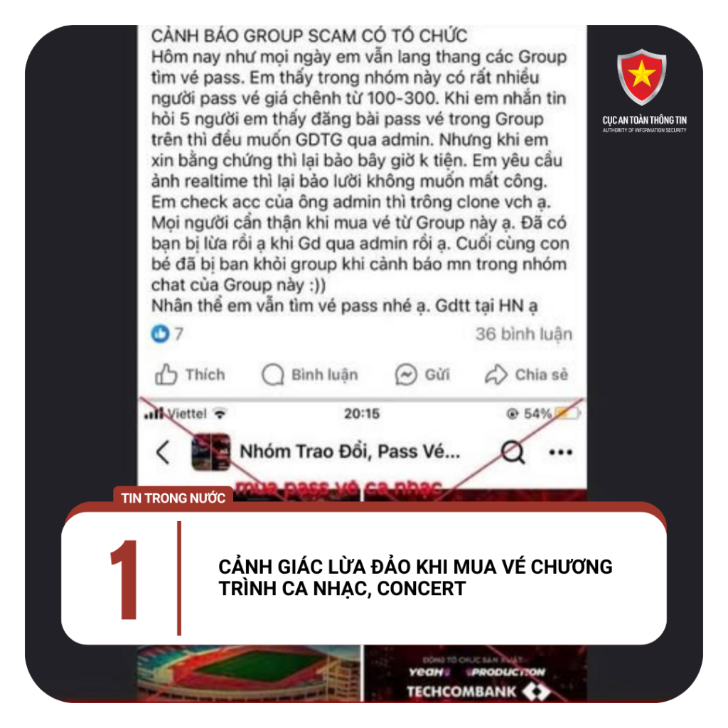 Cảnh báo lừa đảo khi mua vé chương trình ca nhạc, concert