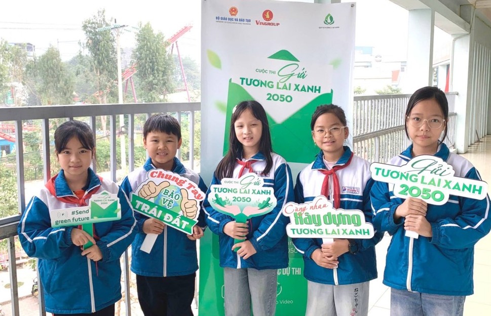 “Gửi tương lai Xanh 2050" - lan tỏa thông điệp xanh cho thế hệ tương lai