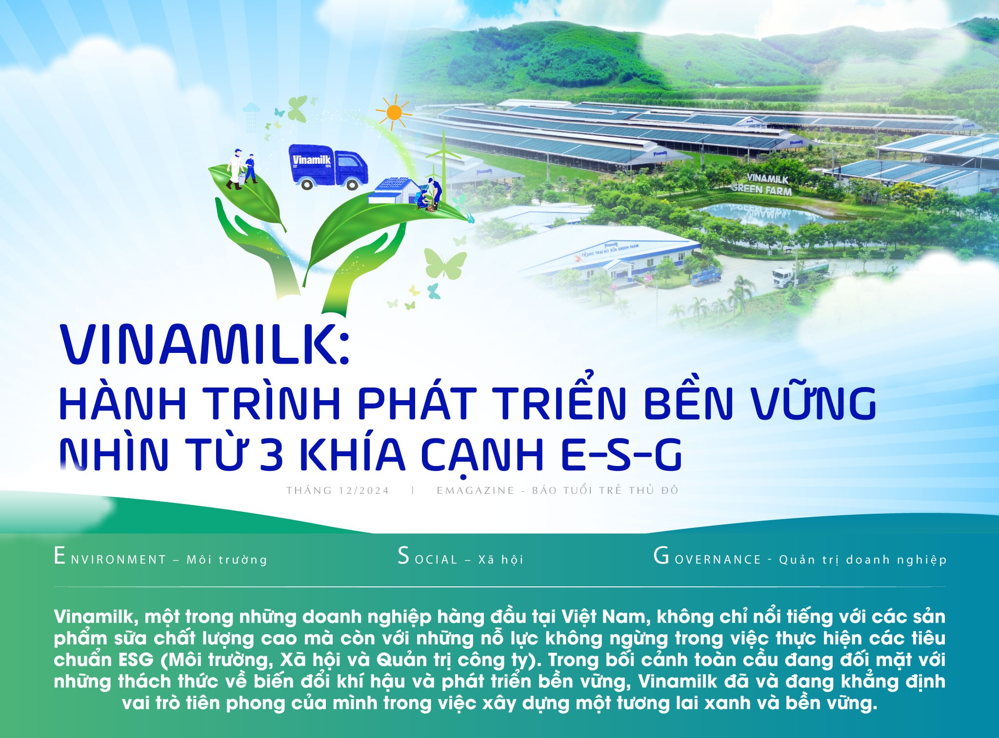 Vinamilk: Hành trình phát triển bền vững nhìn từ 3 khía cạnh E-S-G