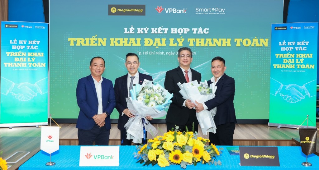 VPBank và Thế Giới Di Động triển khai mô hình đại lý thanh toán