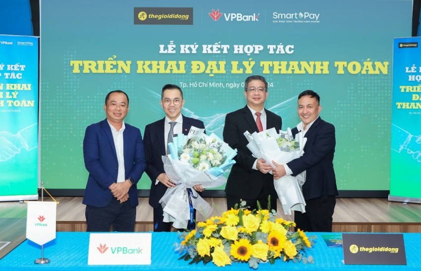 VPBank và Thế Giới Di Động triển khai mô hình đại lý thanh toán