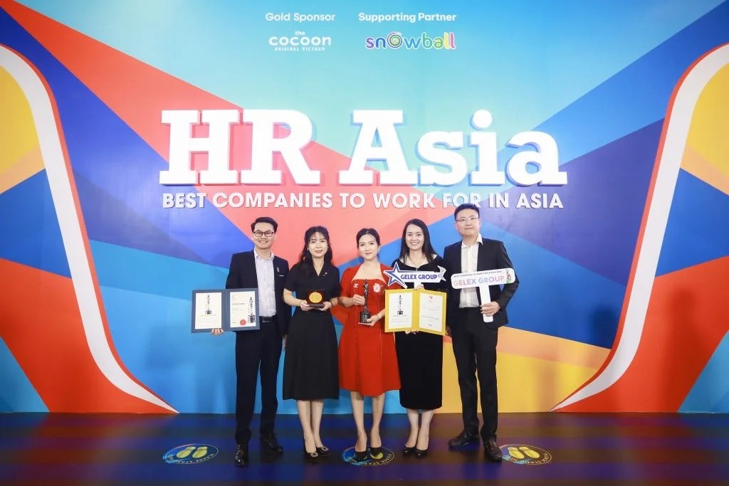 GELEX đạt cú đúp giải thưởng tại HR Asia Awards 2024