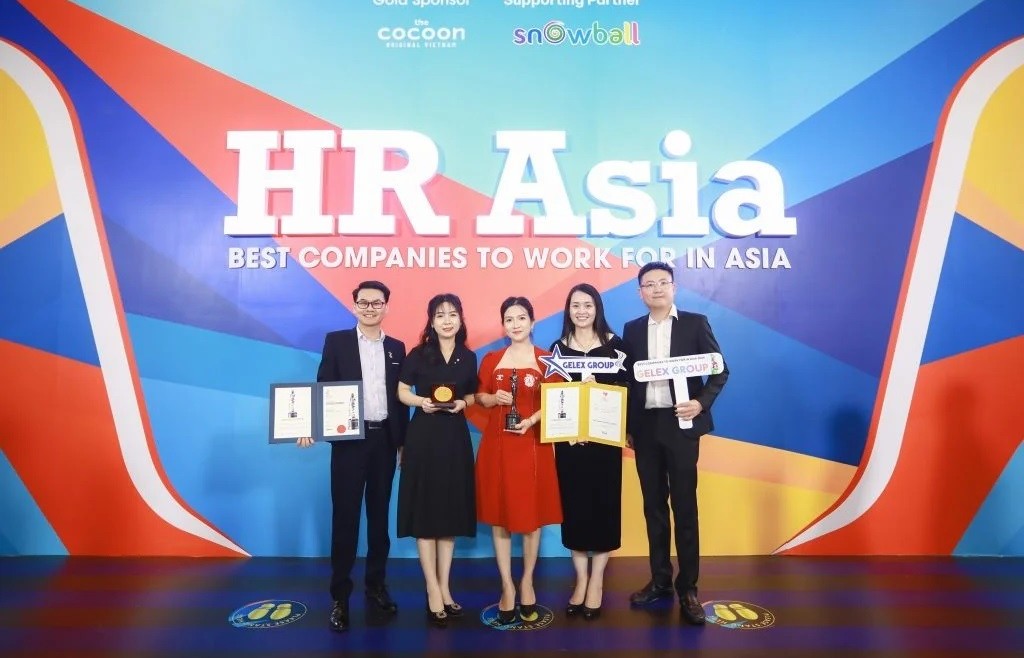 GELEX đạt cú đúp giải thưởng tại HR Asia Awards 2024