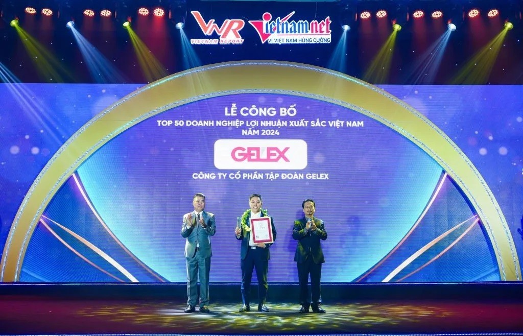 GELEX giữ vững Top 50 Doanh nghiệp lợi nhuận xuất sắc năm 2024