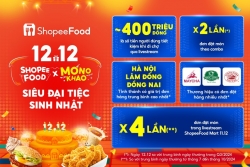 ShopeeFood 12.12 ghi nhận lượng đơn hàng tăng gấp 4 lần qua livestream