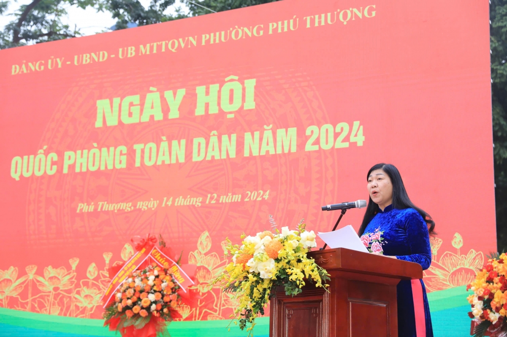 Nơi tổ chức Ngày hội Quốc phòng toàn dân năm 2024 sớm nhất quận Tây Hồ