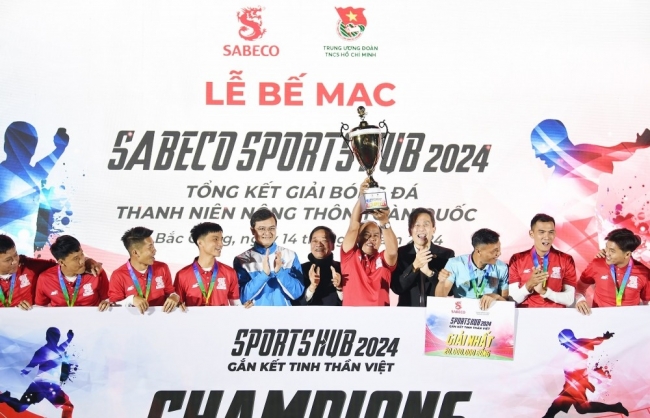 SABECO Sports Hub 2024 khép lại với sự lên ngôi của Bia Sài Gòn miền Đông