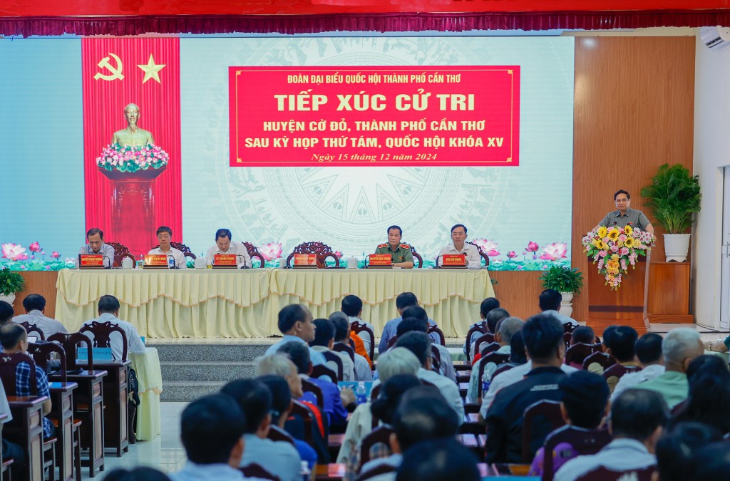 Thủ tướng Phạm Minh Chính: Nghiên cứu triển khai tuyến đường sắt TPHCM – Cần Thơ và tới Cà Mau - Ảnh: VGP/Nhật Bắc