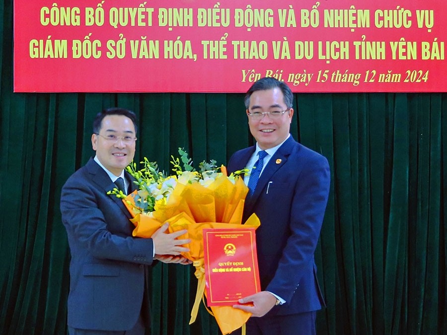 Yên Bái có tân Giám đốc Sở Văn hóa, Thể thao và Du lịch