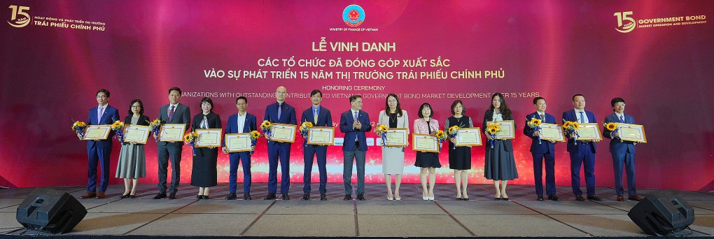 Agribank được vinh danh “Top 10 nhà tạo lập thị trường trái phiếu Chính phủ Việt Nam”