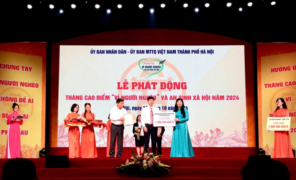 Agribank dành 2 tỷ đồng cho Quỹ “Vì người nghèo” an sinh xã hội