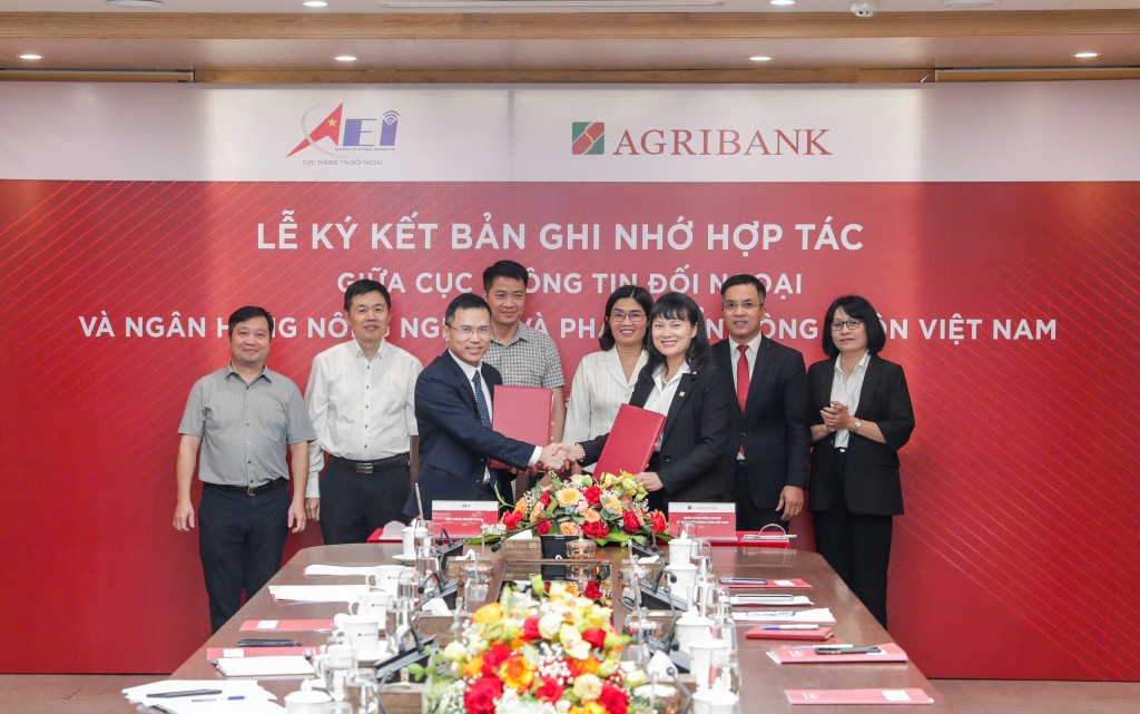 Agribank và Cục Thông tin đối ngoại - Bộ Thông tin và Truyền thông ký kết Bản ghi nhớ Hợp tác