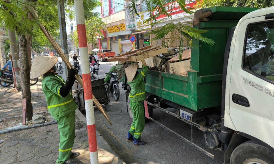 Đảm bảo vệ sinh môi trường, cảnh quan đô thị trên các tuyến phố