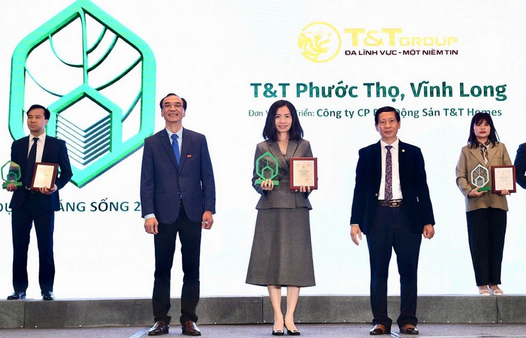 Dự án Khu dân cư Phước Thọ của T&T Group được vinh danh Dự án đáng sống 2024