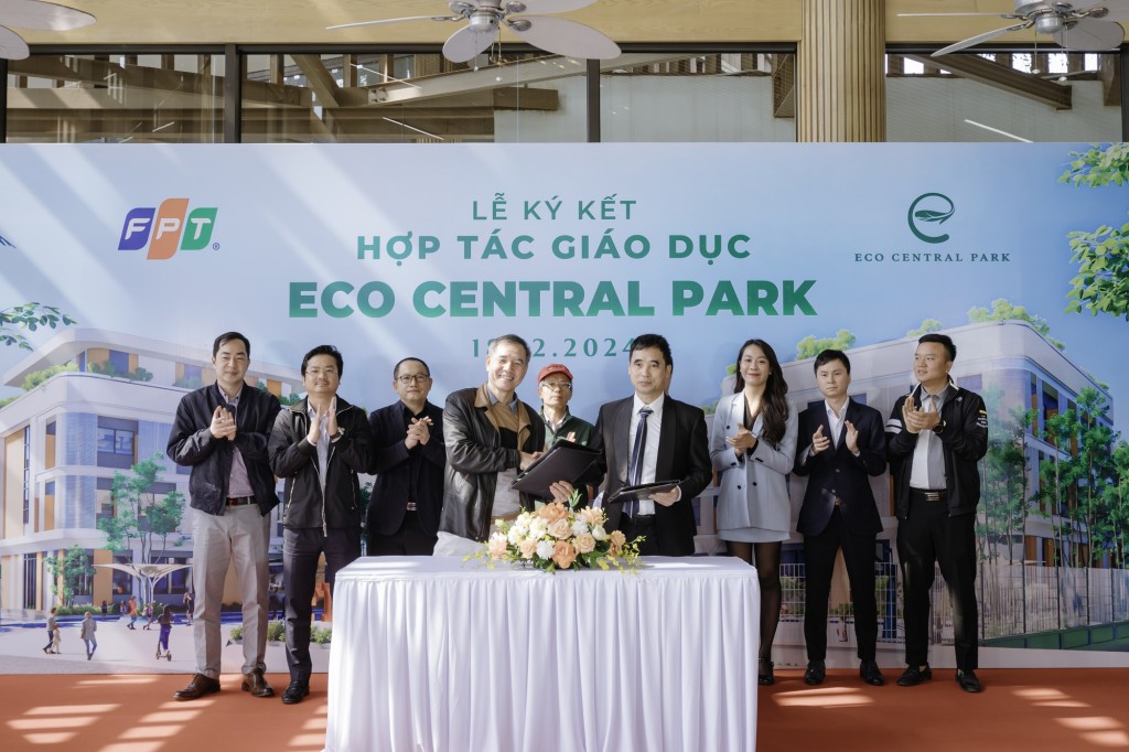 Ecopark hợp tác với FPT kiến tạo tổ hợp giáo dục liên cấp đầu tiên tại Nghệ An