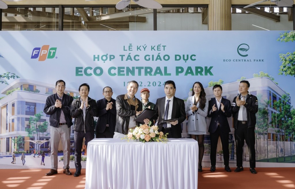 Ecopark hợp tác với FPT kiến tạo tổ hợp giáo dục liên cấp đầu tiên tại Nghệ An