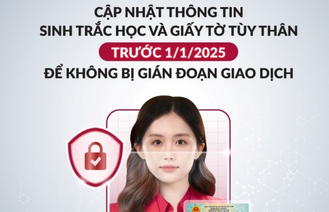 Agribank sẽ tạm dừng/hạn chế giao dịch đối với Chủ thẻ chưa cập nhật sinh trắc học