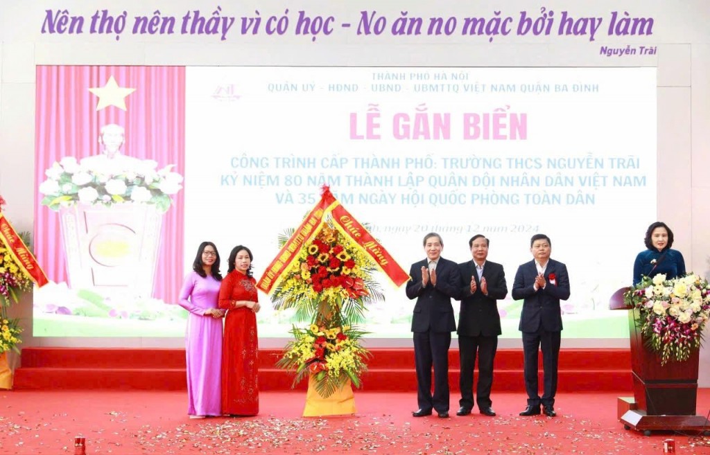 Hoàn thành nâng cấp Trường THCS Nguyễn Trãi