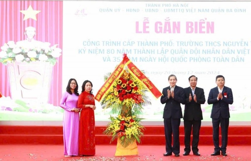 Hoàn thành nâng cấp Trường THCS Nguyễn Trãi