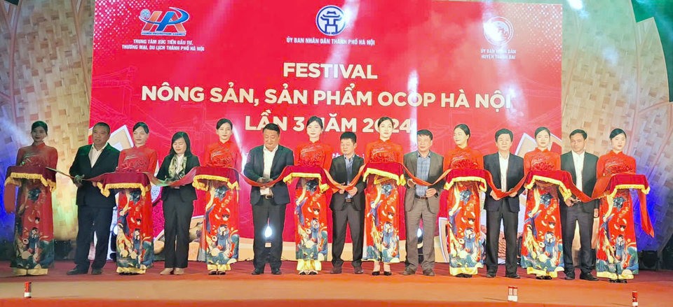 Khai mạc Festival nông sản, sản phẩm OCOP Hà Nội lần 3