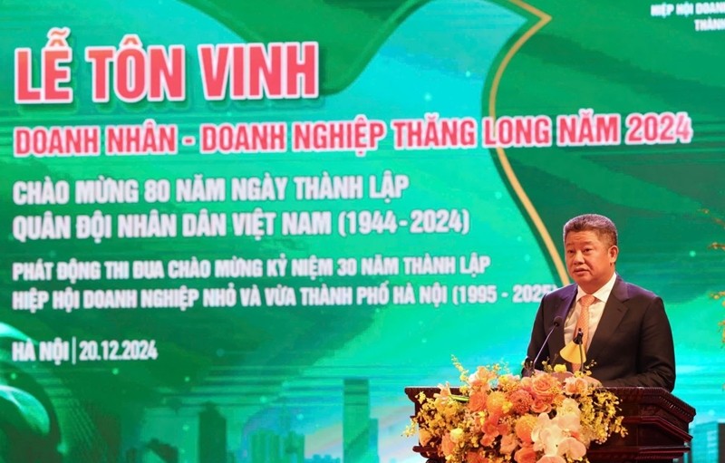 Hà Nội tôn vinh doanh nhân, doanh nghiệp tiêu biểu năm 2024