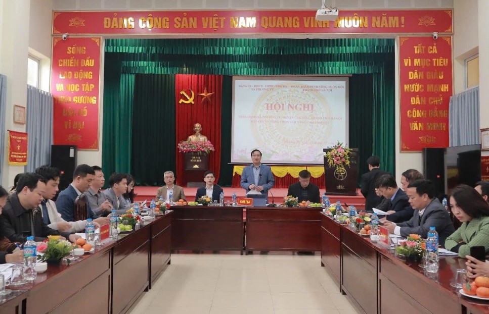 Ứng Hoà: Hoàn thành thẩm định Nông thôn mới nâng cao, kiểu mẫu tại 7 xã