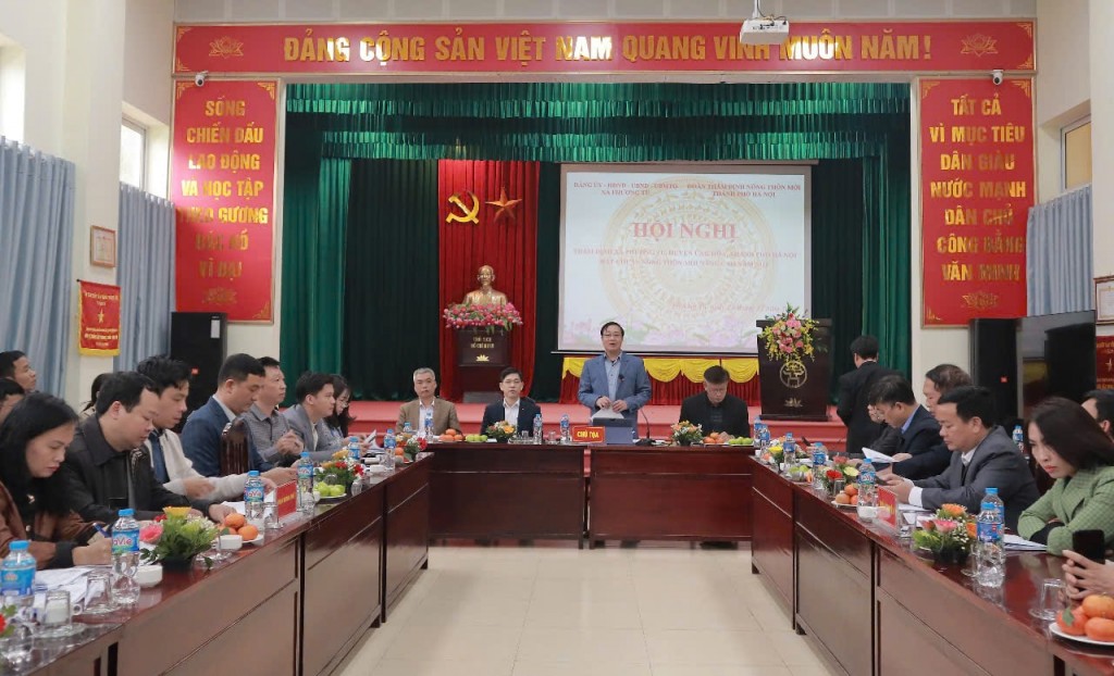 Ứng Hoà: Hoàn thành thẩm định Nông thôn mới nâng cao, kiểu mẫu tại 7 xã