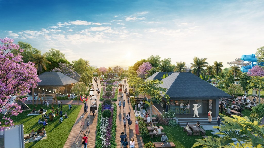 Phối cảnh minh họa Công viên văn hóa tại Sun Urban City. Ảnh Sun Property