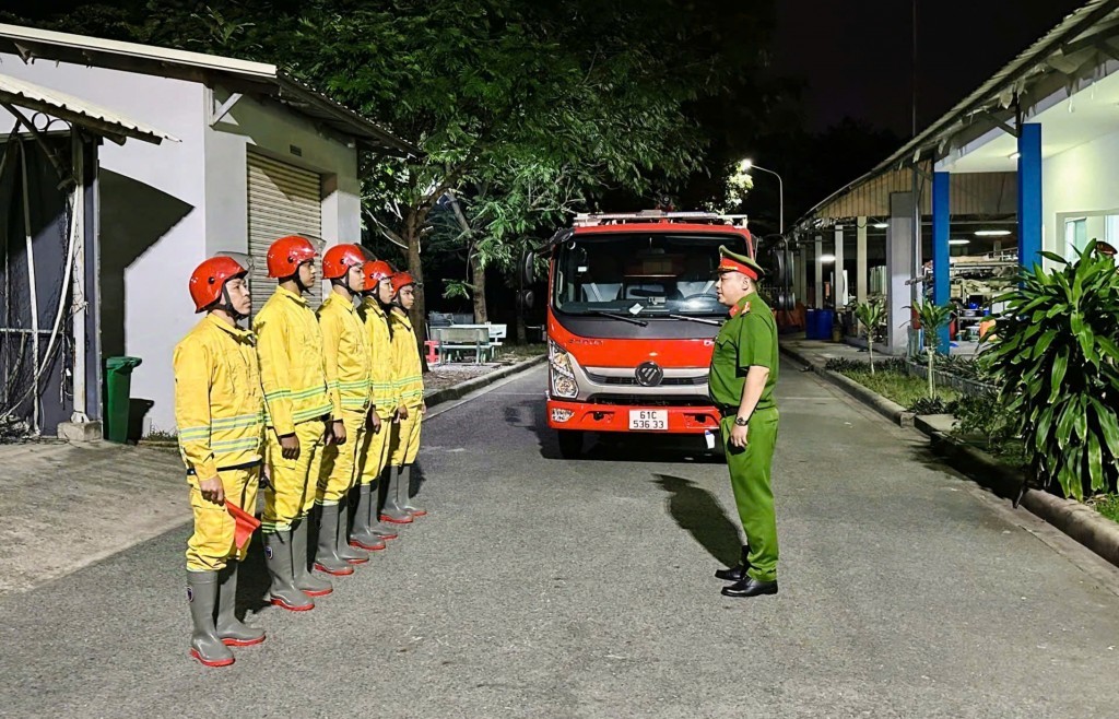 Kiểm tra đột xuất công tác PCCC tại KCN ở Bình Dương