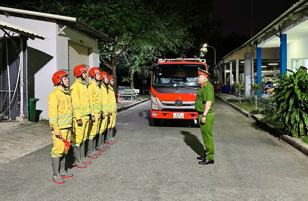 Kiểm tra đột xuất công tác PCCC tại KCN ở Bình Dương