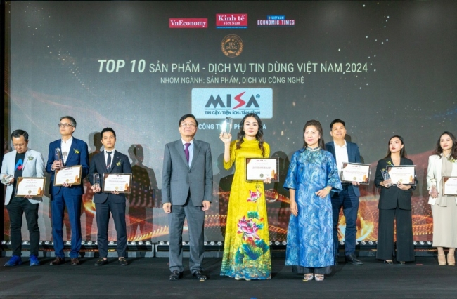 Nền tảng MISA AMIS được vinh danh top 10 sản phẩm - dịch Tin Dùng Việt Nam 2024