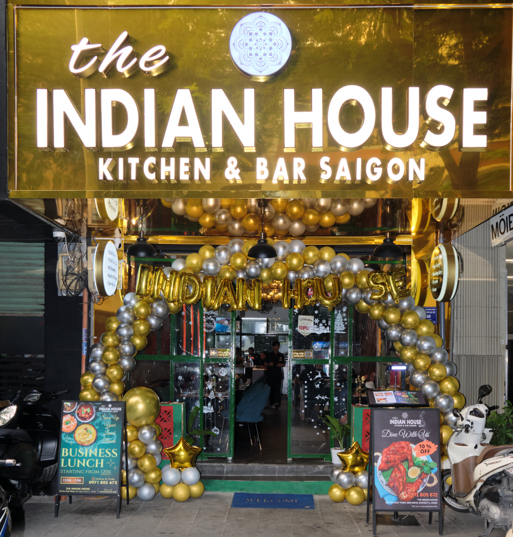 1.	The Indian House, nhà hàng Ấn Độ hàng đầu tại Việt Nam - Benaras, đã chính thức mở cửa ngay giữa trung tâm Sài Gòn.