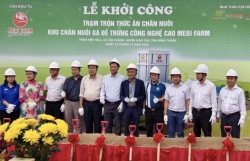 Xây dựng Trạm trộn thức ăn chăn nuôi tại Mebi Farm